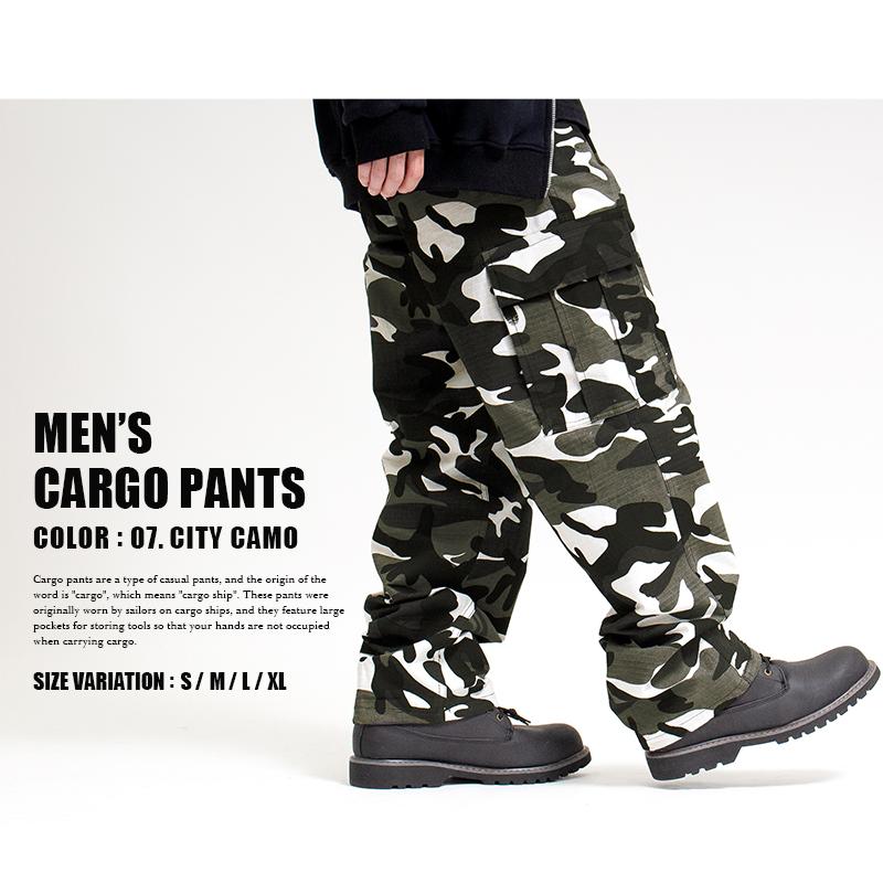迷彩パンツ メンズ カーゴパンツ 作業着 レディース 大きいサイズ
