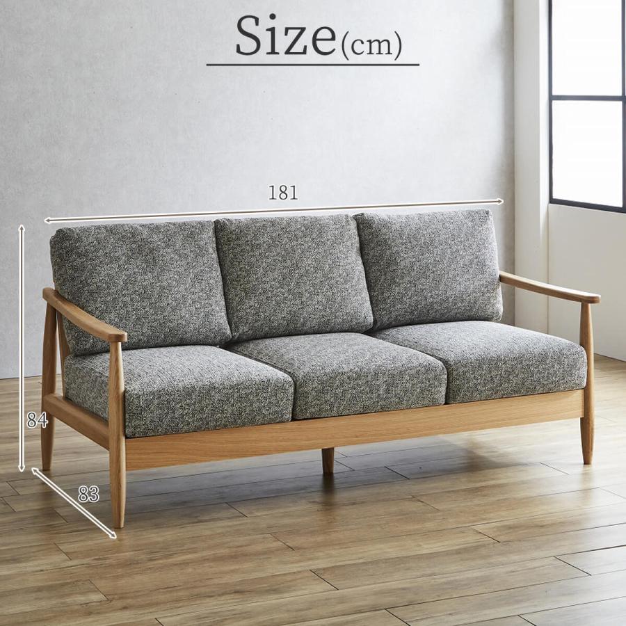 ソファ 三人がけ 三人掛け 3P カバーリング カバーリングソファ 洗える