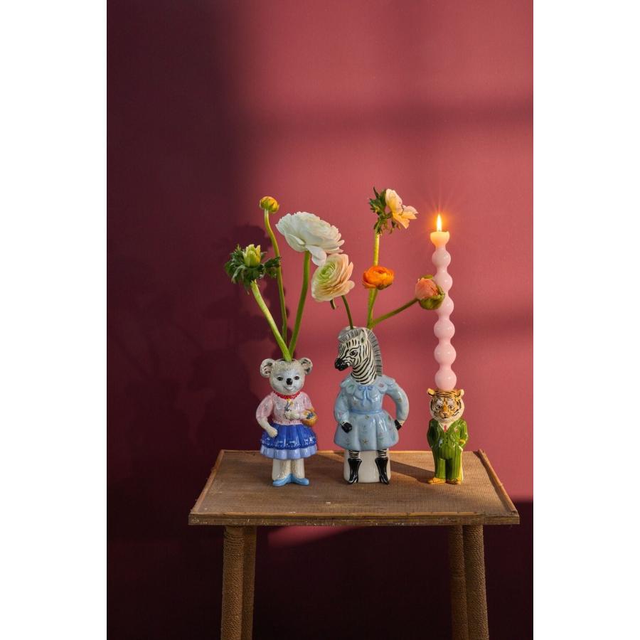 ナタリー・レテ ヴェイス コアラ ライトグレー 花摘みコアラの花瓶