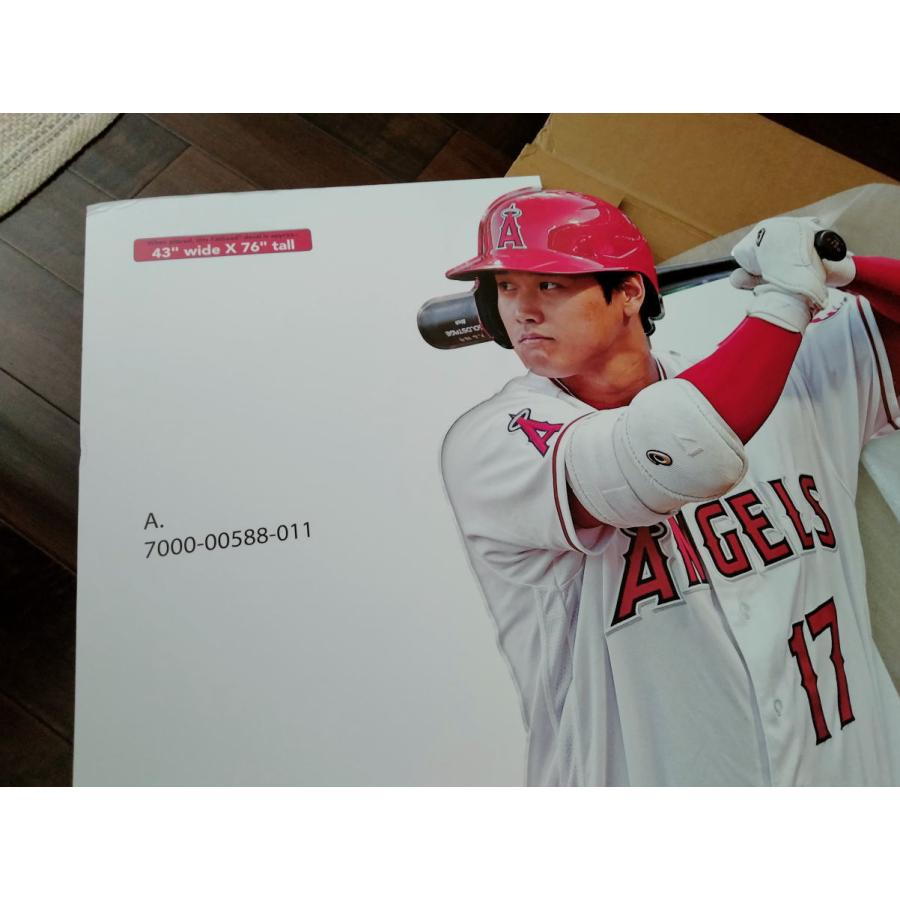 大谷翔平 等身大 パネル ディスプレイ バッティングポーズ エンゼルス