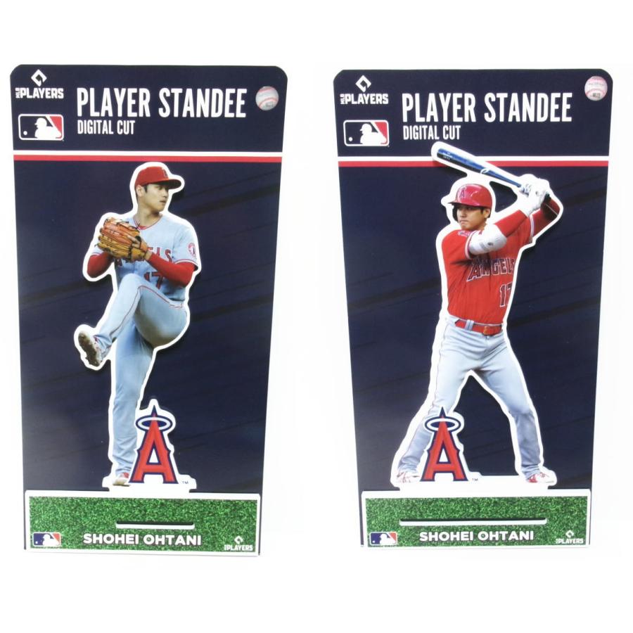 大谷翔平 二刀流 スタンドディスプレイ スタンディー 木製 投手と打者