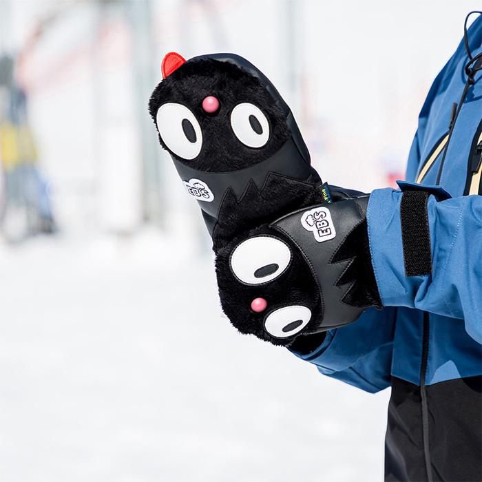 eb's エビス KEMONO CHAN BK-CAT ケモノチャン ミトングローブ 25-26