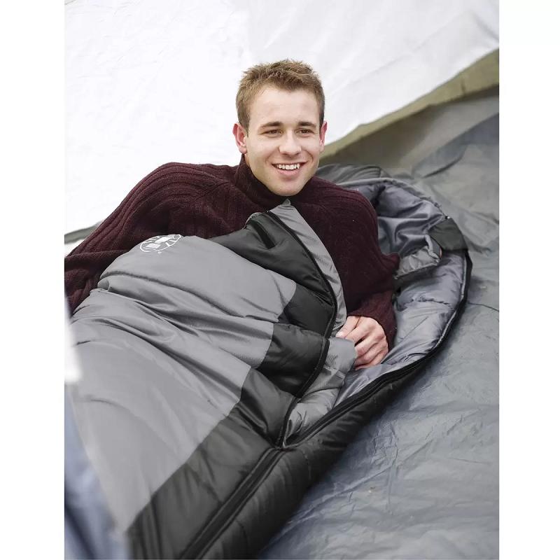 Coleman（コールマン） 寝袋 マミー 型 ノースリム ブラック グレー