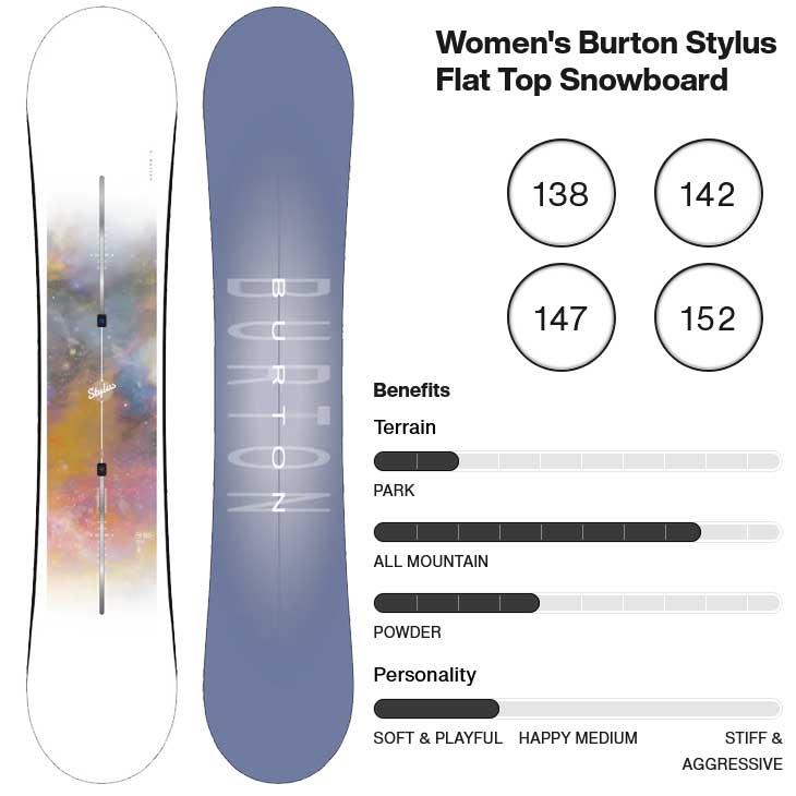 BURTON（バートン） 24-25 BURTON レディース ボード Women's Stylus