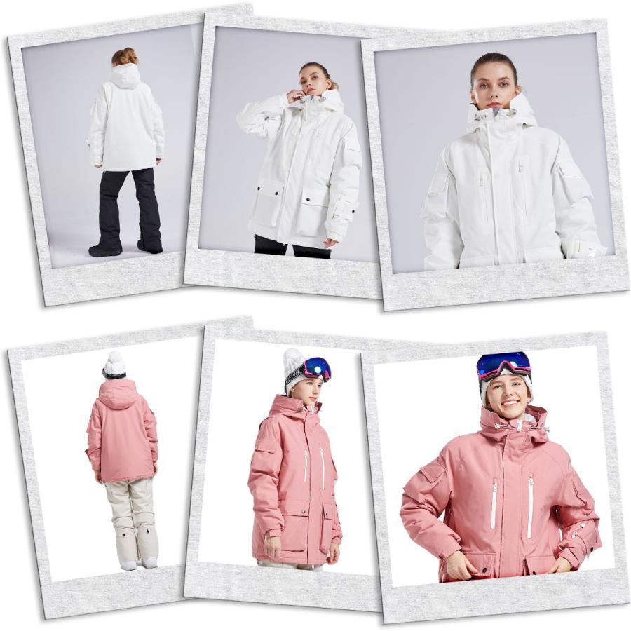 スノーボードウェア スキーウェア レディース メンズ 上下セット ユニ