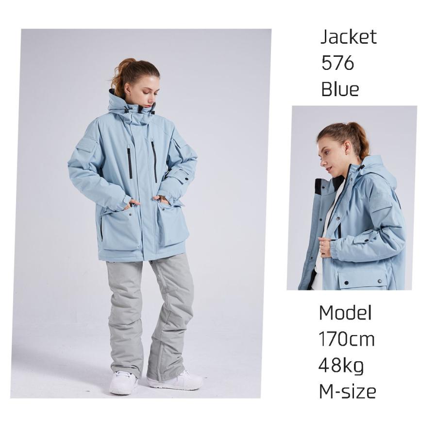 スノーボードウェア スキーウェア レディース メンズ 上下セット ユニ