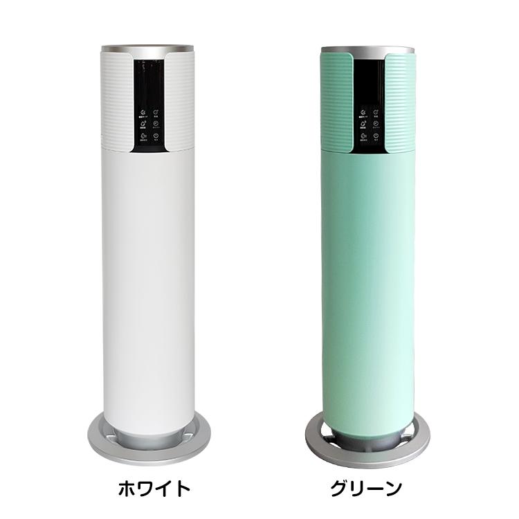 超音波加湿器 次亜塩素 大容量 8L タワー型 おしゃれ アロマ 上部給水