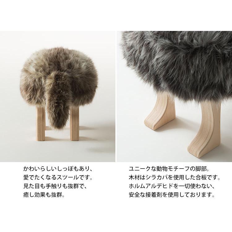 予約/匠工芸 アニマルスツール S フォックスグレー ANIMAL STOOL