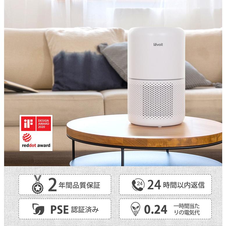 交換フィルターセット Levoit (レボイト） 小型空気清浄機 Core300