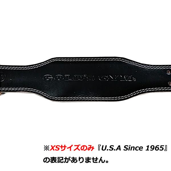EXレザーベルト ブラック（XS・S・M・L・XLサイズ） GOLD'S GYM_G