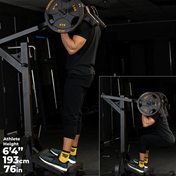 パワーテック レバレッジスクワット ＆ カーフ 送料込価格 返品・交換