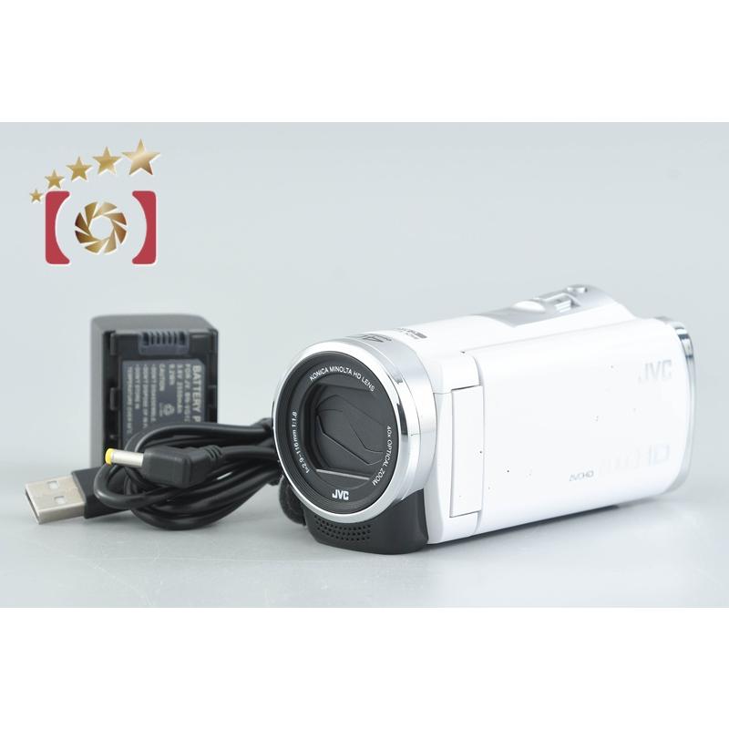 中古】JVC ケンウッド Everio GZ-E600-W ホワイト デジタルビデオ