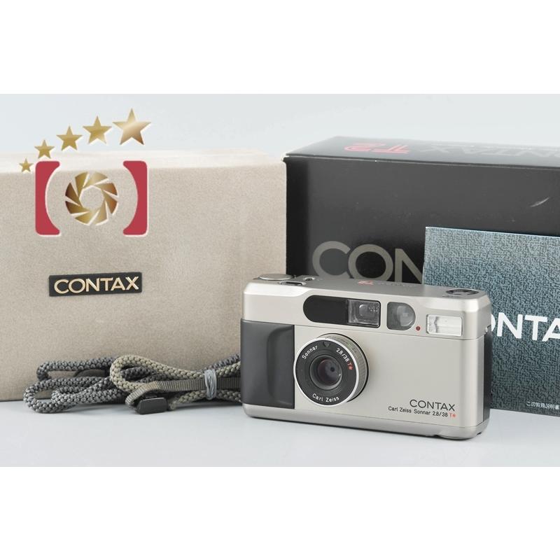 中古】CONTAX コンタックス T2 コンパクトフィルムカメラ 元箱付