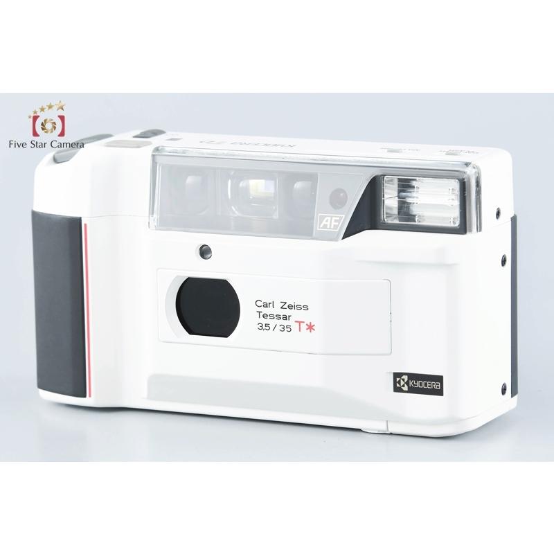 中古】Kyocera 京セラ TD ホワイト コンパクトフィルムカメラ : 中古