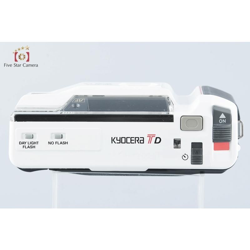 中古】Kyocera 京セラ TD ホワイト コンパクトフィルムカメラ : 中古
