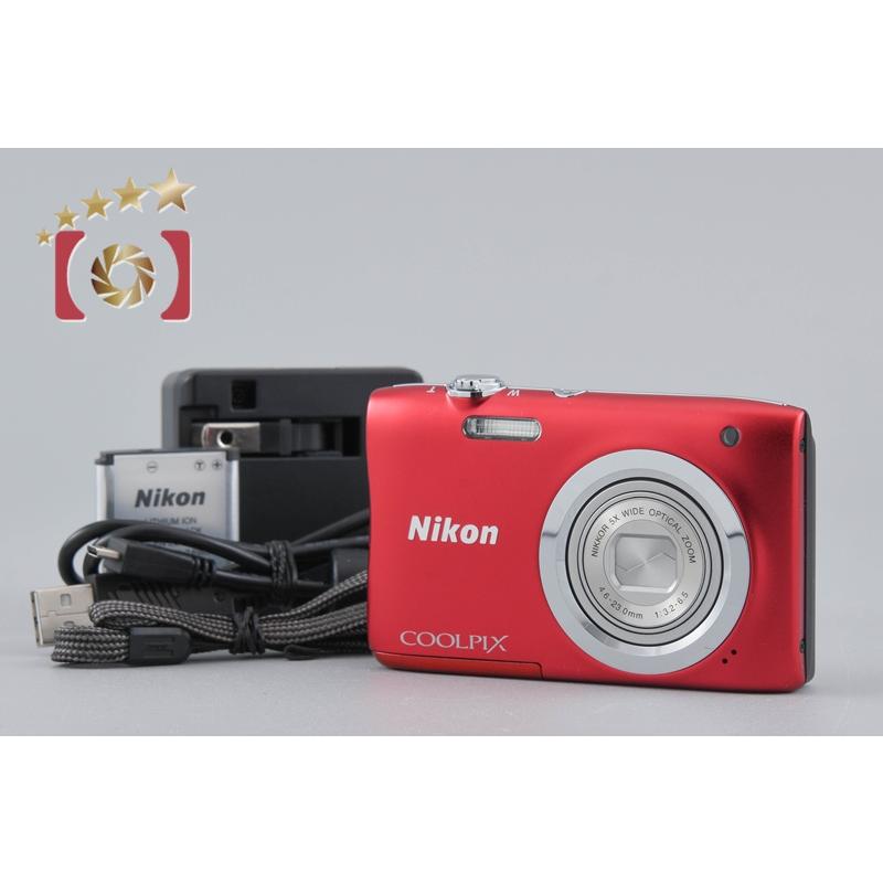 ニコン（Nikon） 【中古】Nikon COOLPIX A100 レッド コンパクト