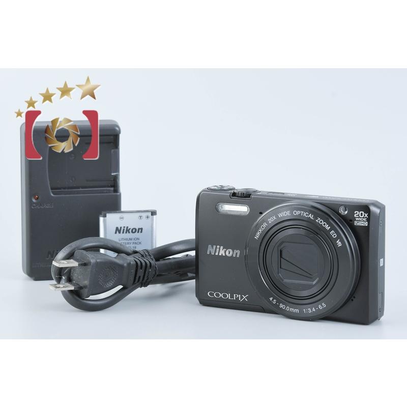 COOLPIX 【中古】Nikon ニコン S7000 ブラック コンパクトデジタル