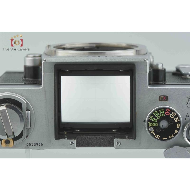 ニコン 【中古】Nikon F アイレベル 前期 シルバー フィルム一眼レフ