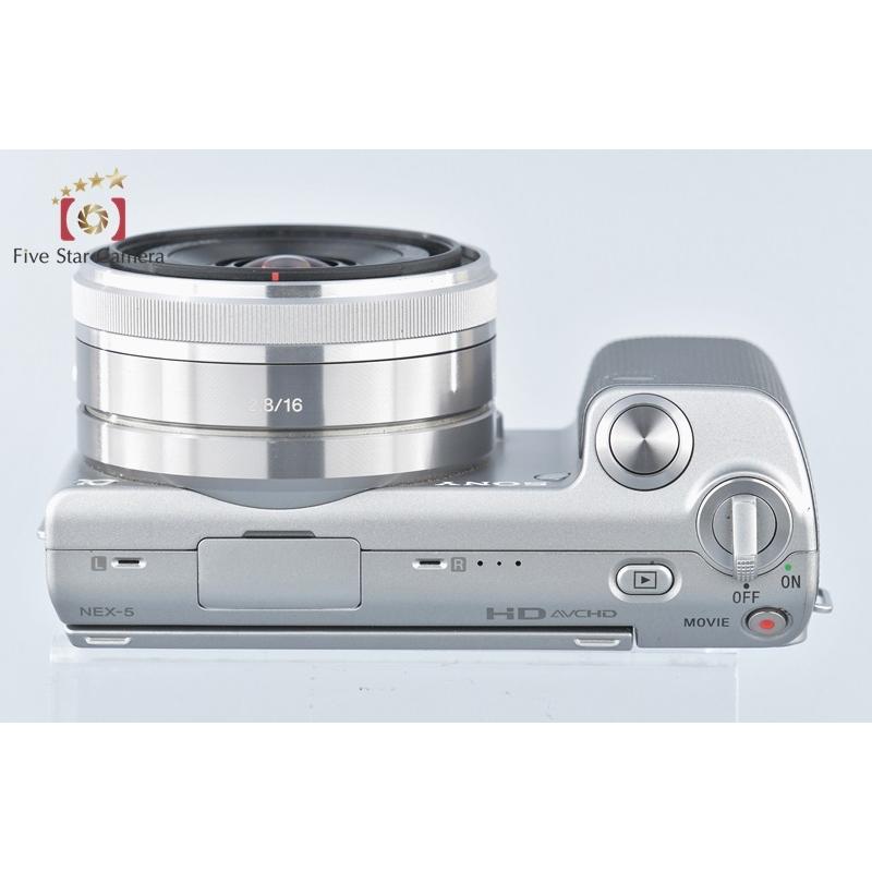 SONY（ソニー） 【中古】SONY α NEX-5 シルバー + E 16mm f/2.8