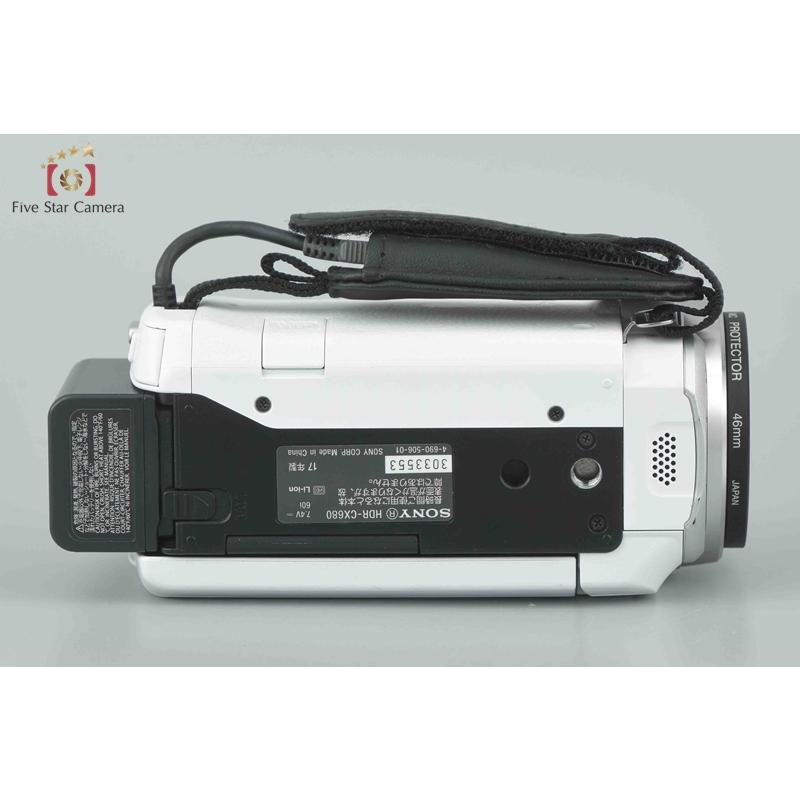 Sony HDR-CX680 ハンディカム ホワイト 【公式通販】