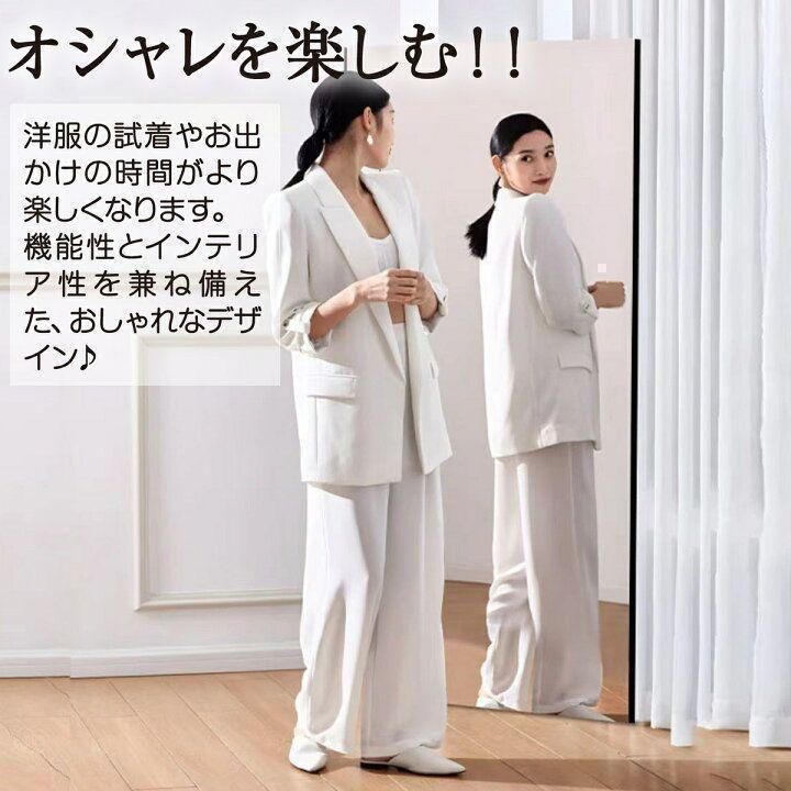 壁掛けミラー ウォールミラー 姿見鏡 割れない 鏡 超軽量 持ち運び 幅