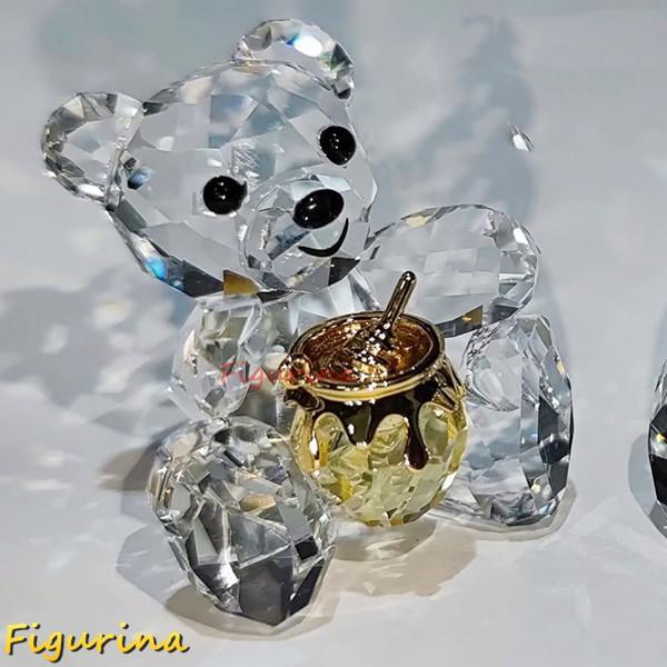 k9クリスタルガラス 熊 クマ 水晶 水晶置物 ペンダント インテリア 車