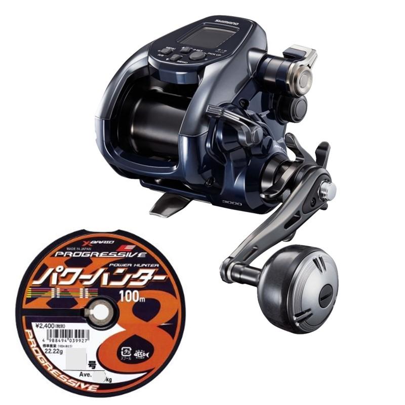 22 フォースマスター 3000 PE6号-300m リールに巻いて発送 シマノ