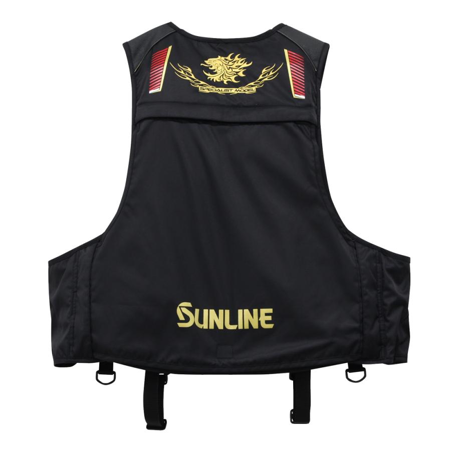サンライン（SUNLINE） フローティングベスト M L LL ブラック SUL-250