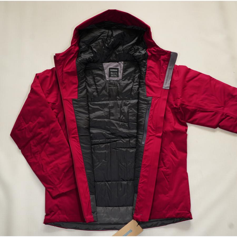 シマノ（SHIMANO） RB-034W レッド Lサイズ インサレーション レイン