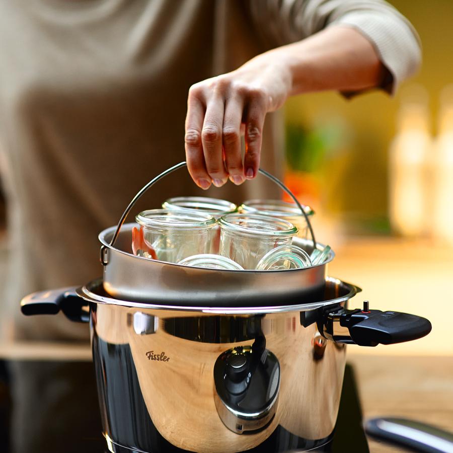 Fissler（フィスラー） 公式 穴あき蒸し器 18cm 三脚付き ドイツ製