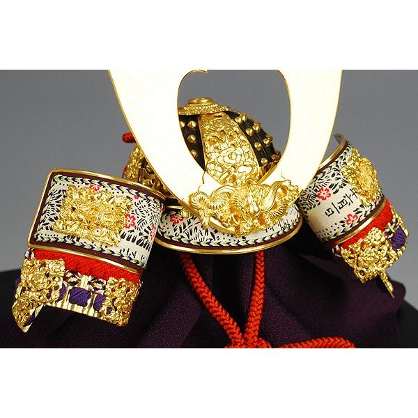 京甲冑】13号 雲龍朱赤糸縅之御兜 平安武久作−人形のフタバ【送料・代