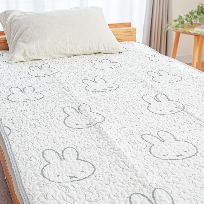 Miffy（ミッフィー） 西川 敷きパッド 敷パッド シングル 綿100％生地