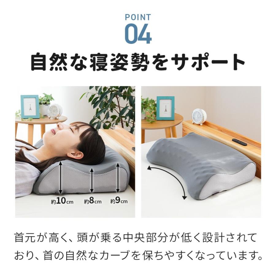 西川（nishikawa） 枕 低反発 肩こり 二段階高さ 高め 横向き 高さ調節