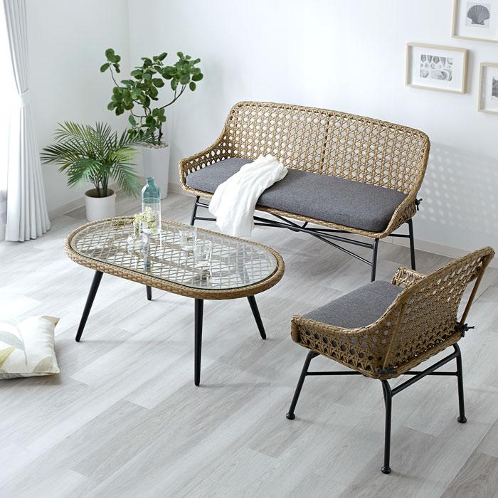 センターテーブル おしゃれ ガラス ガラステーブル ローテーブル 北欧