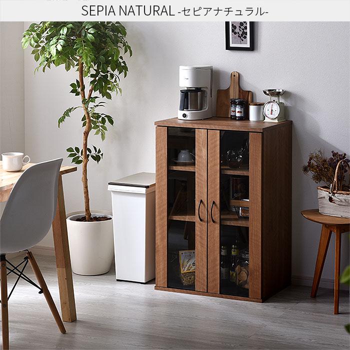 ワイエムワールド 食器棚 一人暮らし 小さい ダイニングボード 大容量