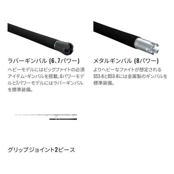 シマノ（SHIMANO） ☆シマノ 25 グラップラー タイプJ S56-7 ロッド 船