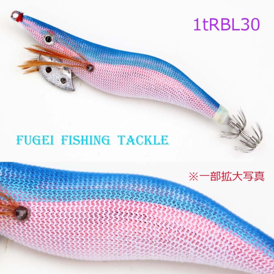 釣り エギ 餌木 新型 3.0号 8本 セット ベース(下地)カラー レッド(赤