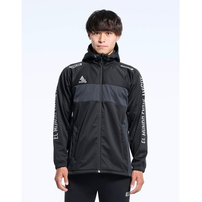 スボルメ ボンディングストレッチフリースフーディー svolme サッカー