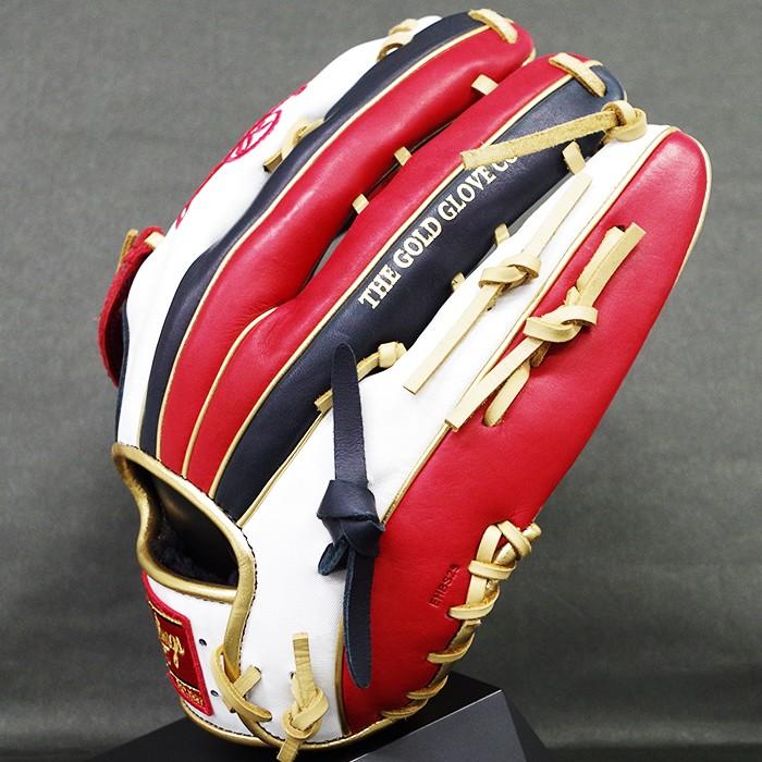 軟式 カラー グラブ HOH GOLD CAMO 外野 ローリングス(Rawlings