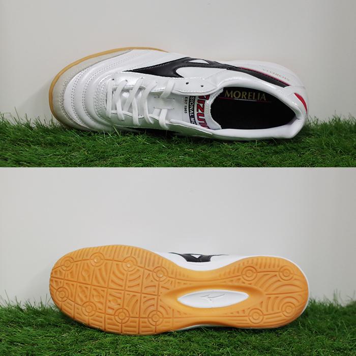 モレリア IN(Q1GA170009)ミズノ フットサルシューズ ホワイト×ブラック