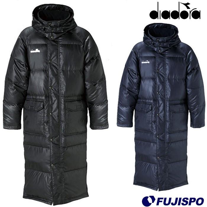 ロゴダウンコート (DAD9190)ディアドラ(DIADORA) ベンチコート ロング
