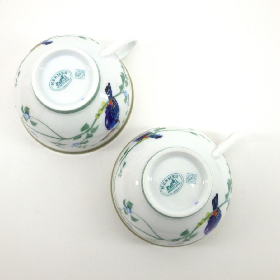 HERMES（エルメス） ティーカップ＆ソーサー トゥカン Toucans 鳥 ペア