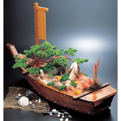 舟盛り器 木製2尺焼杉大漁舟62cm f8-595-1 : 料理道具のフクジネット