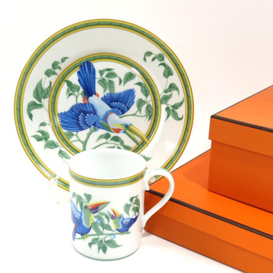 HERMES（エルメス） トゥカン マグカップ プレート 計2点 箱付き 美品