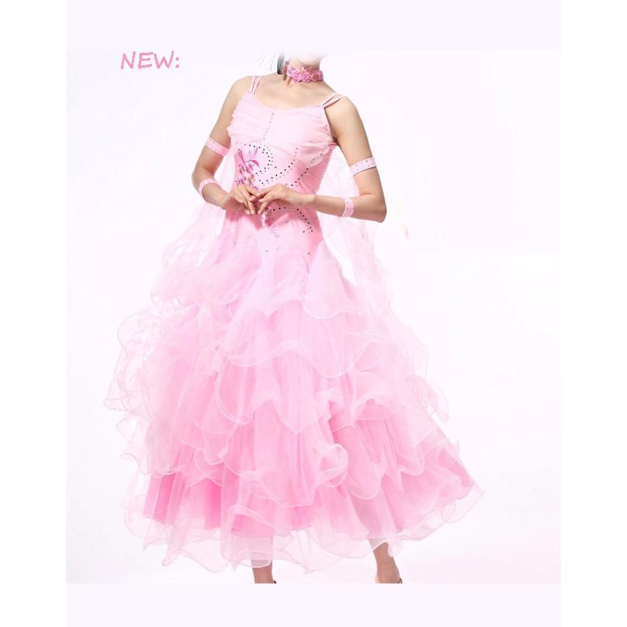 キッズ用 スタンダードドレス 社交ダンスドレス ワンピース ジュニア用