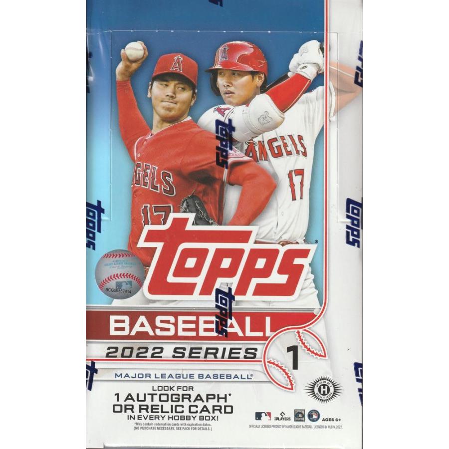 MLB 2022 TOPPS SERIES 1 HOBBY シュリンク付き未開封ボックス