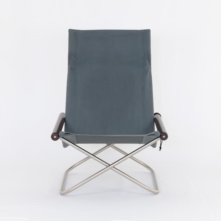 藤栄 ニーチェアX 本体 椅子 送料無料 ニイチェア グレー 折り畳み椅子