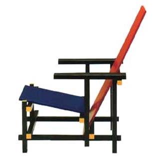 レッド＆ブルーチェア リートフェルト イタリア スティールライン社