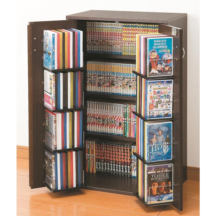 安心の日本製 国産 鍵付きDVD収納 DVDラック : furniture shop