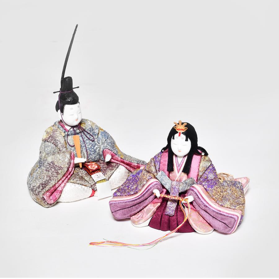 江戸木目込】【木目込】木目込／親王飾木目込人形：慶雲雛：伝統工芸士